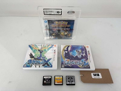 Lot Graded UKG 85+Nintendo DS Pokémon Mystery...