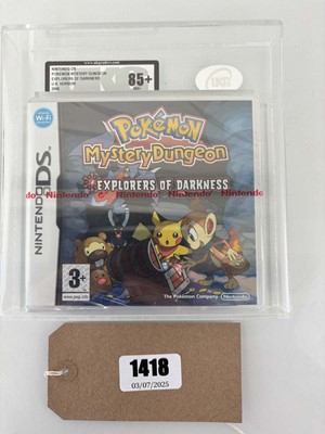 Lot Graded UKG 85+Nintendo DS Pokémon Mystery...