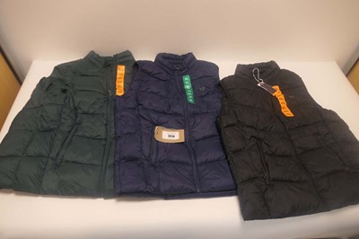Lot 3414 - x13 Crew clothing company gilets