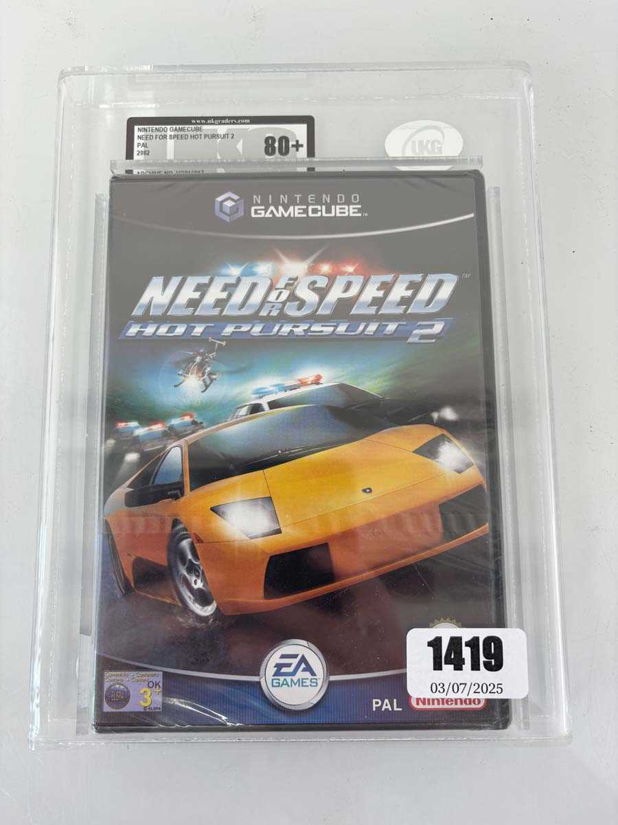 Lot Graded UKG 80+ Nintendo GameCube Need For Speed 2