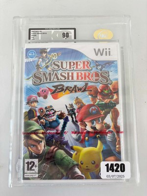 Lot Graded UKG 90 Nintendo Wii Super Smash Bros Brawl