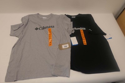 Lot 3415 - x20 Columbia t-shirts