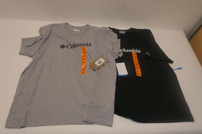 Lot 3416 - x20 Columbia t-shirts