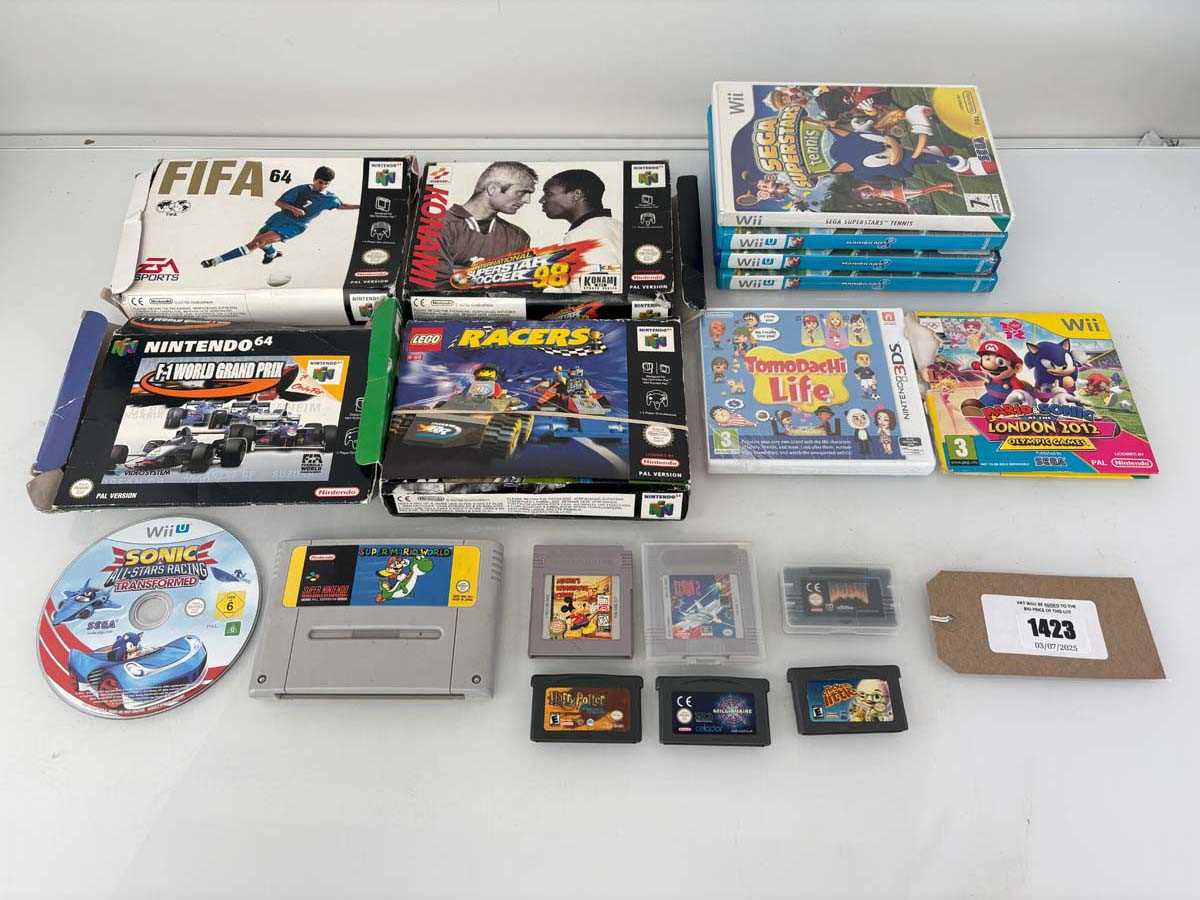 Lot Qty of games for Nintendo consoles 3x Mario...