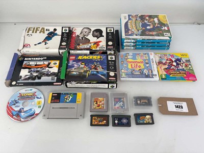 Lot Qty of games for Nintendo consoles 3x Mario...