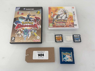 Lot Sealed Pokémon Sun for 3DS, Pokémon Coliseum...