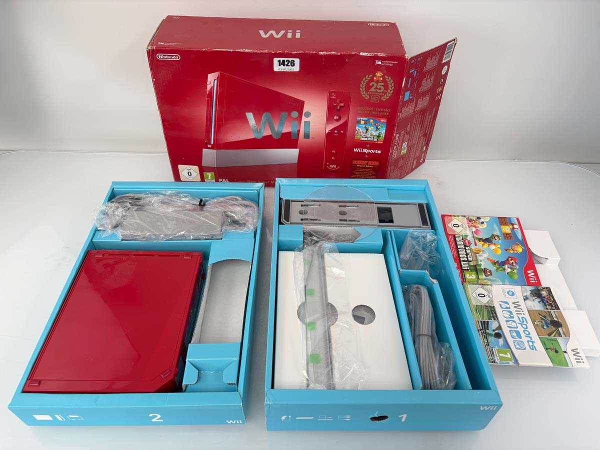 Lot Boxed Nintendo Wii 25th Anniversary Edition...