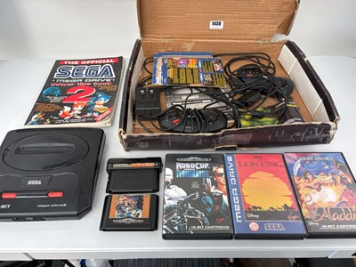 Lot Sega Mega Drive 2 with 5x Games to include...
