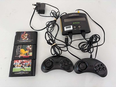 Lot Atgames Mega Drive and 3x games