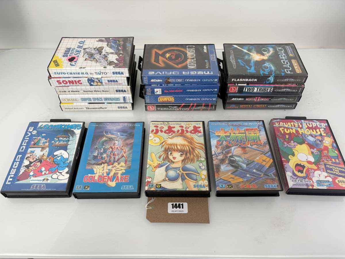 Lot Qty or Mega Drive and Master System Games to...