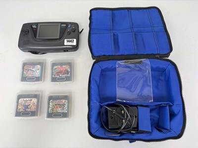 Lot Sega GameGear with 4x games charger and Logic...