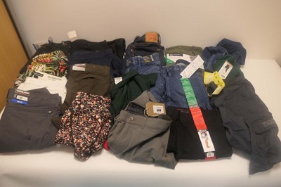 Lot 3419 - x18 mixed trousers/shorts to include Briggs etc