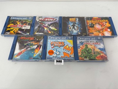 Lot 7x Sega Dreamcast games to include Revolt and...