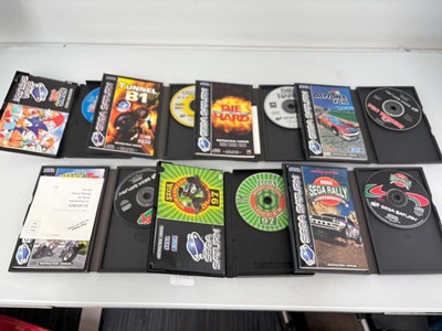 Lot 7x Sega Saturn games to include Die hard and...