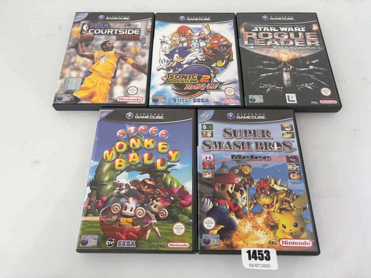 Lot 5x GameCube games to include Sonic Adventure 2,...