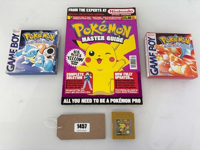 Lot Pokémon Blue and Pokémon Red both Boxed...