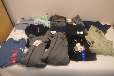 Lot 3438 - x15 tops/jumpers to include Levi's etc