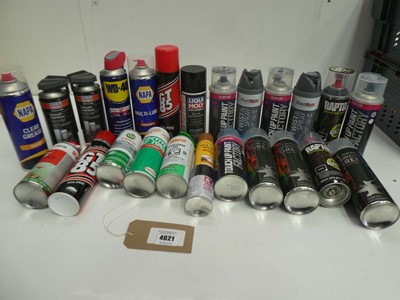 Lot 4621 - WQD40, GT85, Clear Grease, Silicone spray,...