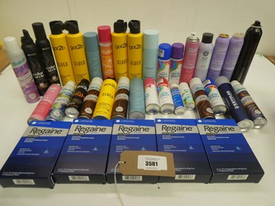 Lot 3501 - Hair products including Regiane, Blasting...