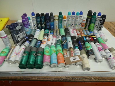 Lot 3502 - Selection of deodorants, anti-perspirants and...