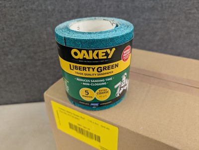 Lot 28 - Oakey Liberty Green extra course 40 grit...