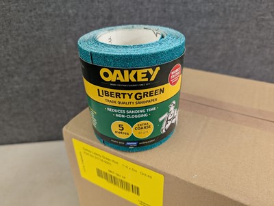 Lot 29 - Oakey Liberty Green extra course 40 grit...