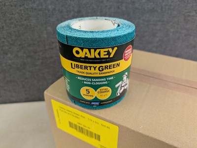 Lot 33 - Oakey Liberty Green extra course 40 grit...