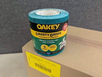 Lot 35 - Oakey Liberty Green extra course 40 grit...