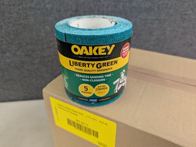 Lot 36 - Oakey Liberty Green extra course 40 grit...