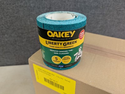 Lot 38 - Oakey Liberty Green extra course 40 grit...
