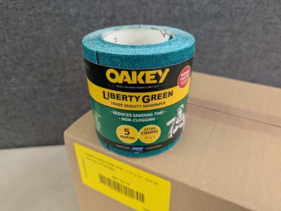 Lot 39 - Oakey Liberty Green extra course 40 grit...