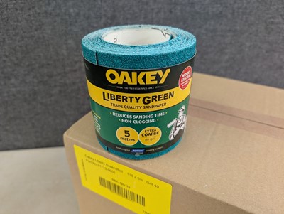 Lot 40 - Oakey Liberty Green extra course 40 grit...