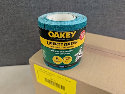 Lot 42 - Oakey Liberty Green extra course 40 grit...