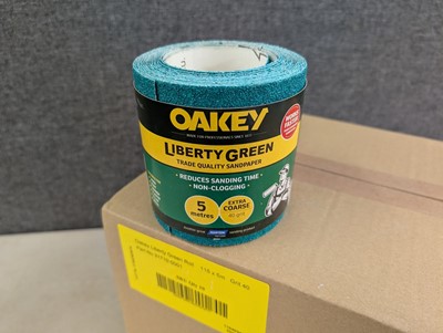 Lot 44 - Oakey Liberty Green extra course 40 grit...