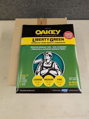 Lot 47 - Oakey Liberty Green 10 pack assorted grit...