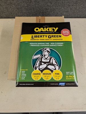 Lot 52 - Oakey Liberty Green 10 pack assorted grit...