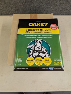 Lot 59 - Oakey Liberty Green 10 pack assorted grit...
