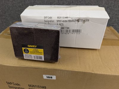 Lot 110 - Oakey 4 pack flexible sanding sponges, fine...