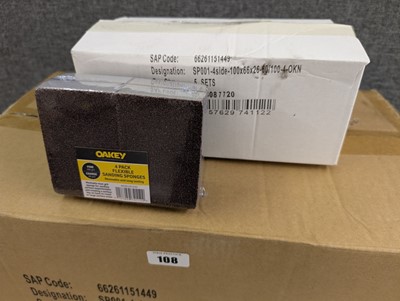 Lot 111 - Oakey 4 pack flexible sanding sponges, fine...