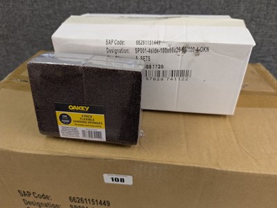Lot 112 - Oakey 4 pack flexible sanding sponges, fine...