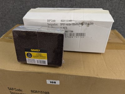 Lot 116 - Oakey 4 pack flexible sanding sponges, fine...