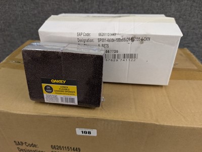 Lot 118 - Oakey 4 pack flexible sanding sponges, fine...
