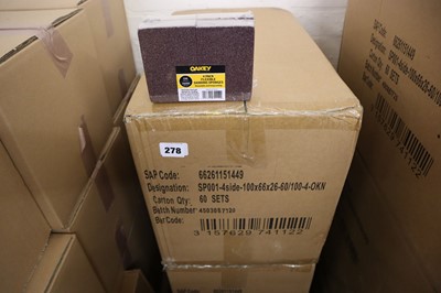 Lot 278 - Oakey 4 pack flexible sanding sponges, fine...
