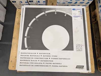 Lot 273 - Norton PRO Explorer cutting disc, 500mm x...