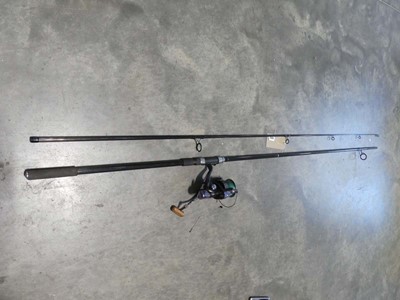 Lot Nash Outlaw 12' carp rod with TF Gear fishing...