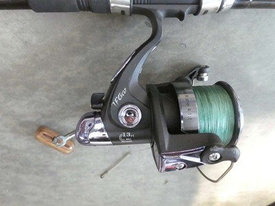 Lot Nash Outlaw 12' carp rod with TF Gear fishing...