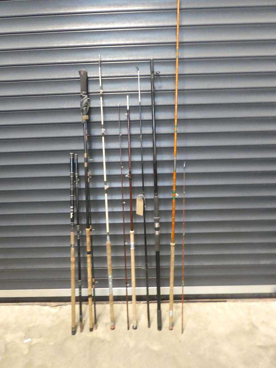Lot Bundle of mixed fishing rods incl. Shakespeare...