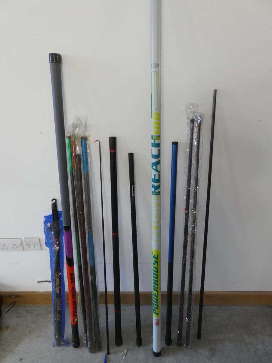 Lot Quantity of mixed branded fishing poles incl....