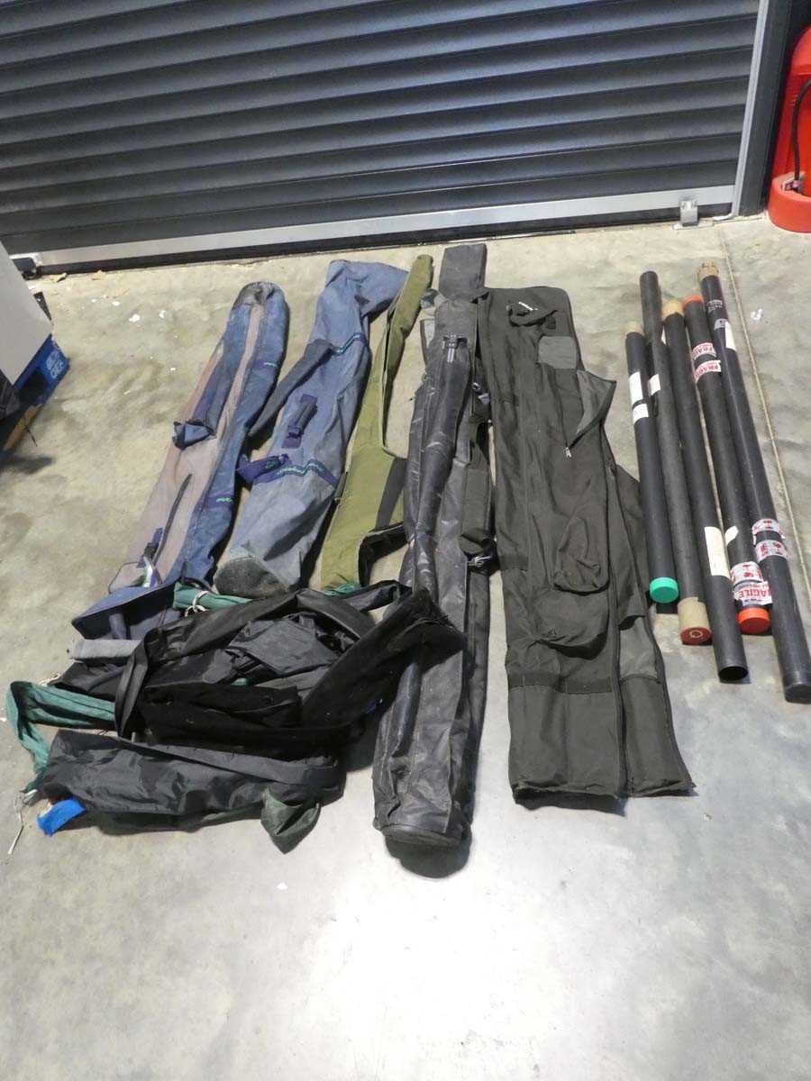 Lot Large quantity of mixed branded fishing rod...