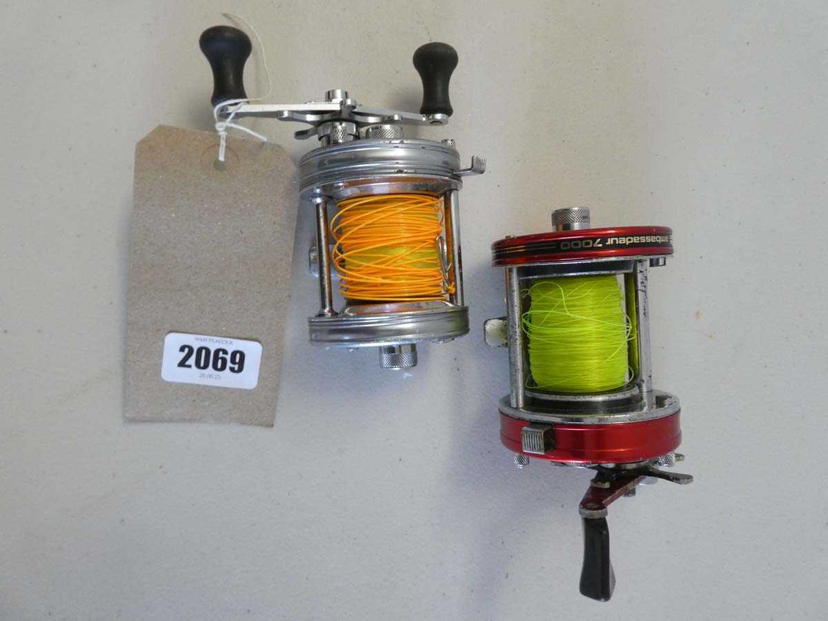 Lot Abu Garcia Ambassadeur 7000 sea casting reel...